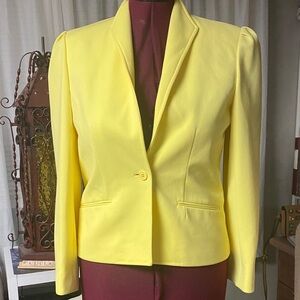 Givenchy Vibrant Yellow Blazer